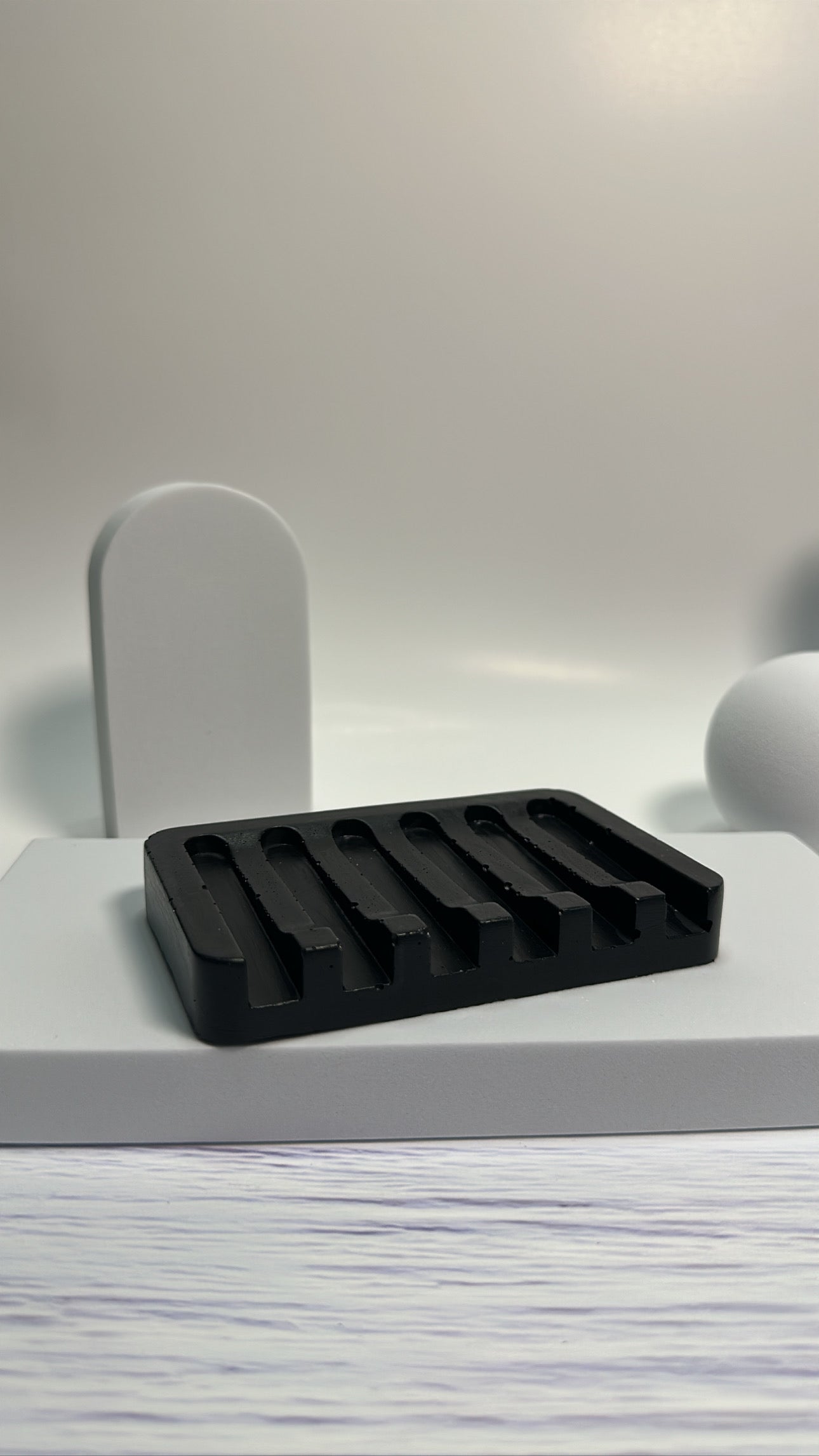 Matte Black Soap Tray