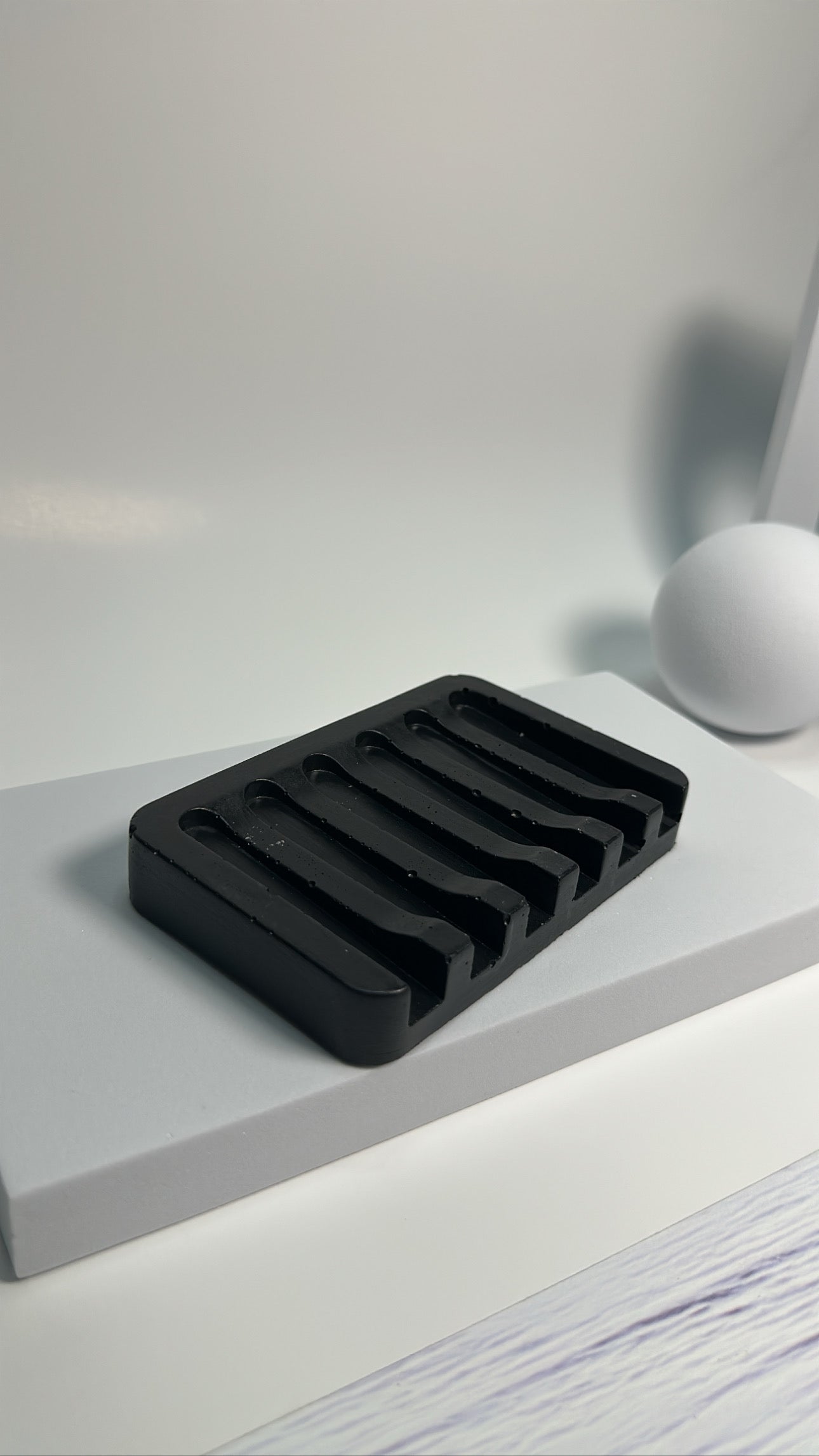 Matte Black Soap Tray