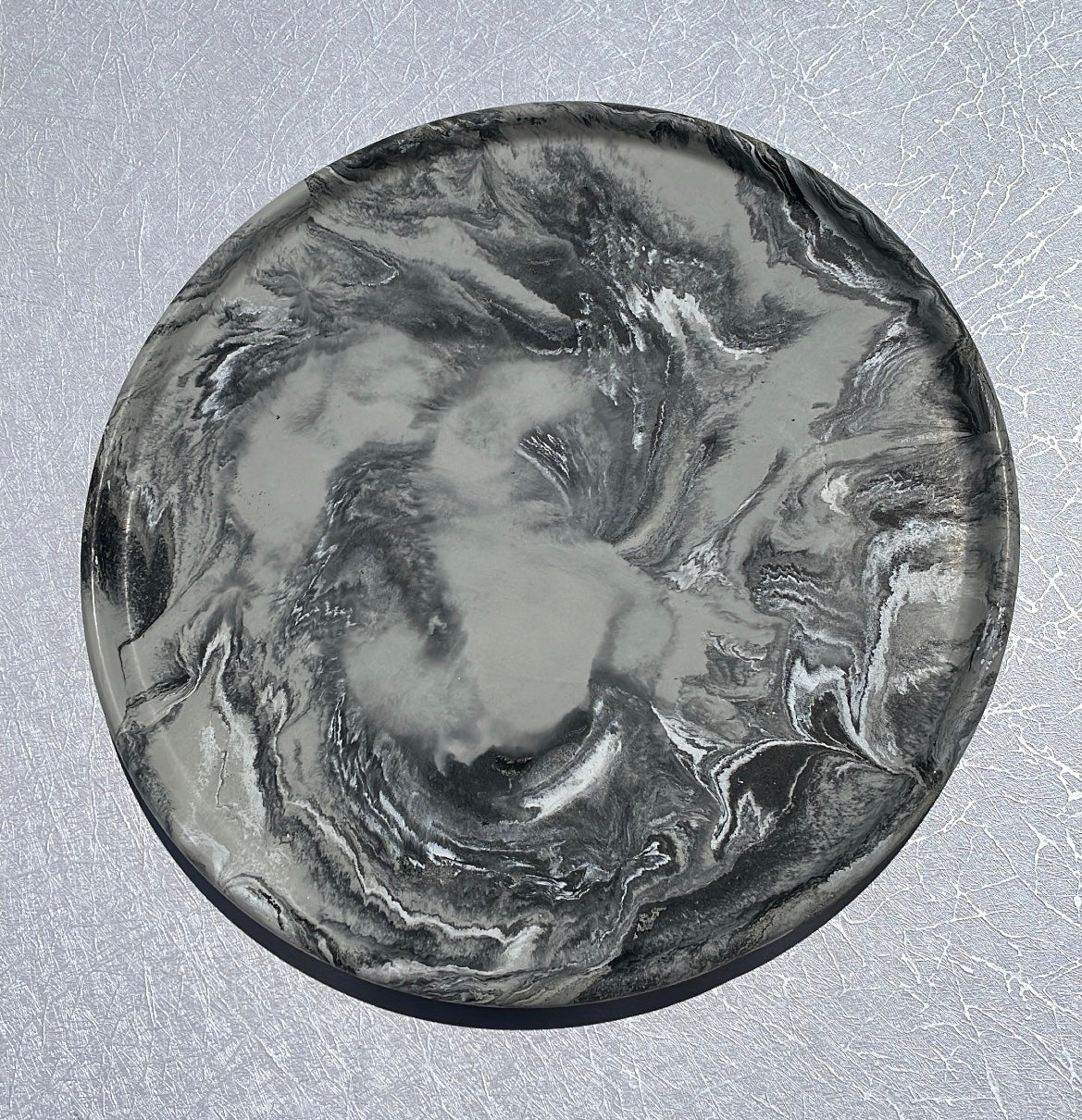 Round Décor Marble Tray
