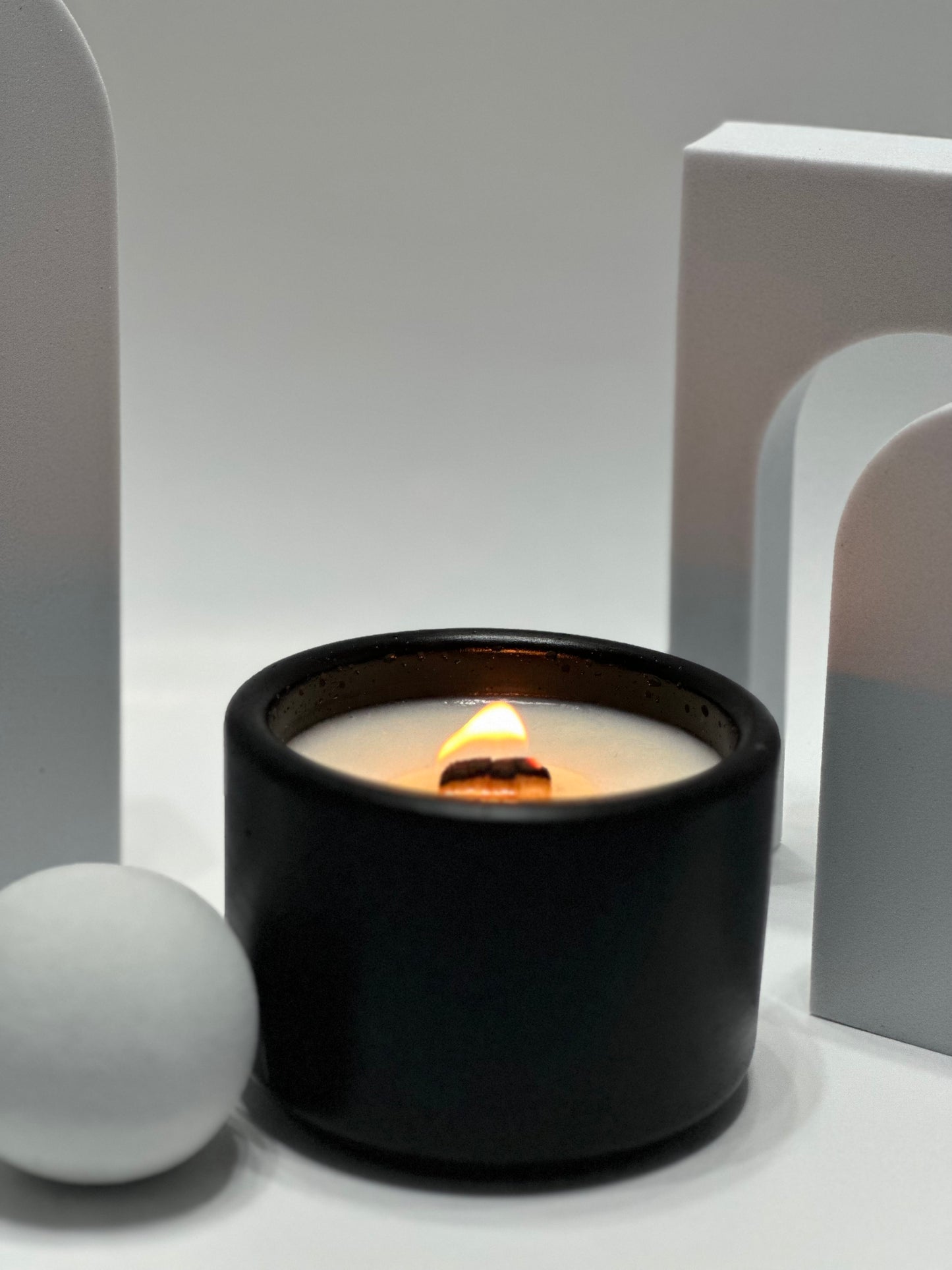 Matte Black Candle